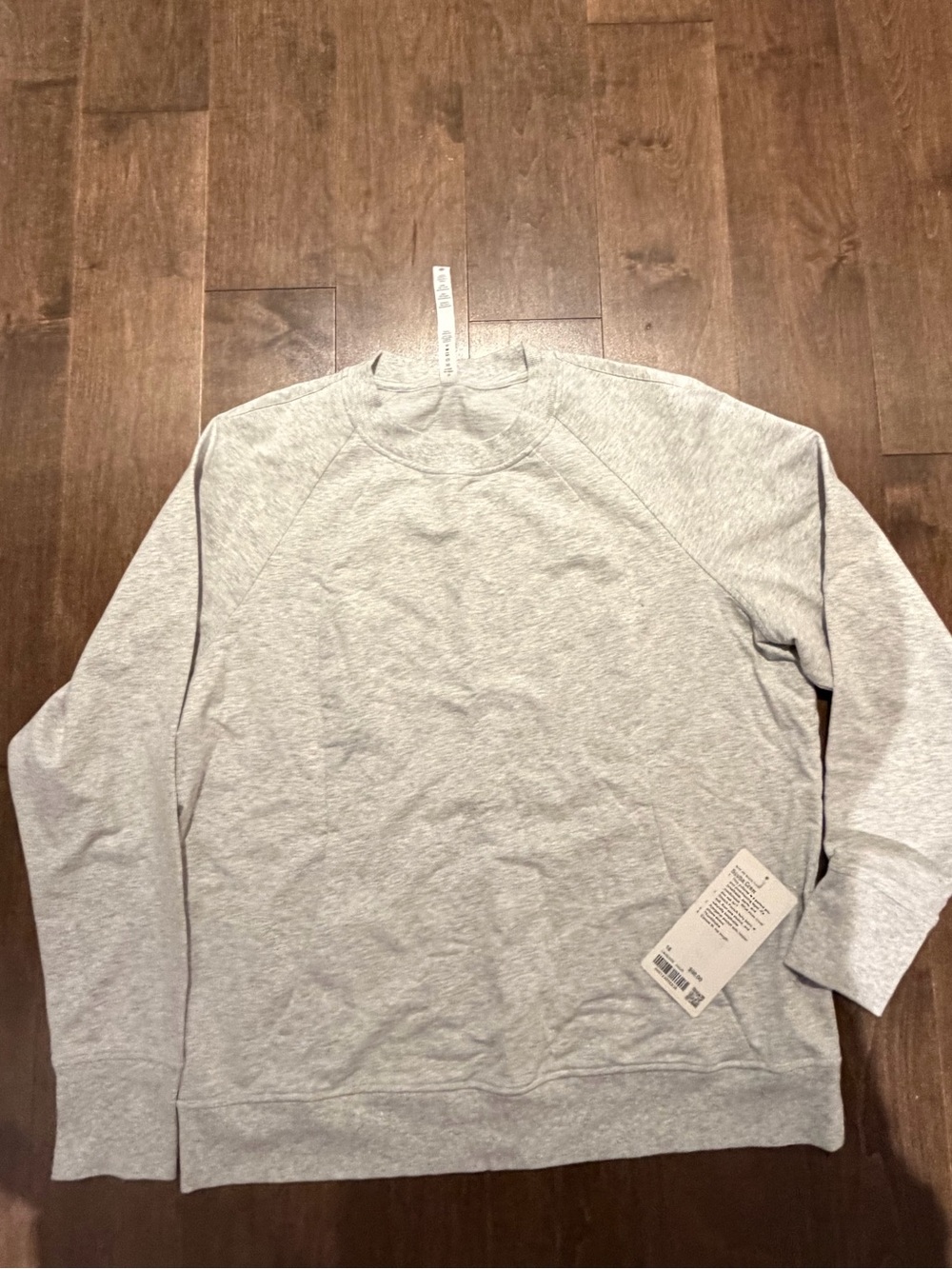 lululemon athletica Light Heather Gray Scuba Crewneck